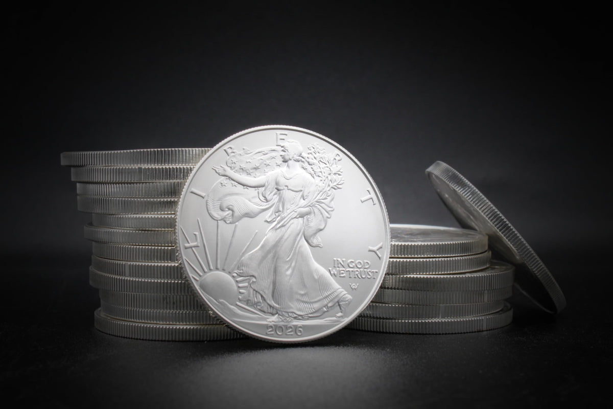 1 oz American Silver Eagle Coin with LED Presentation Box L5047