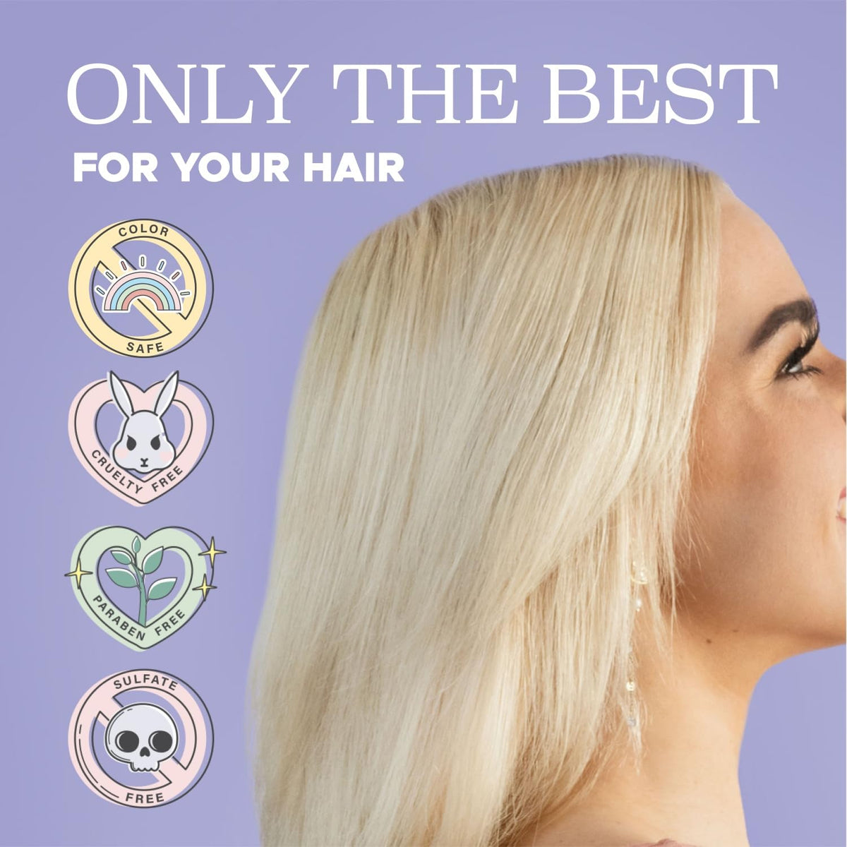 Purple Shampoo and Conditioner Set 16.9oz*2 Y64342