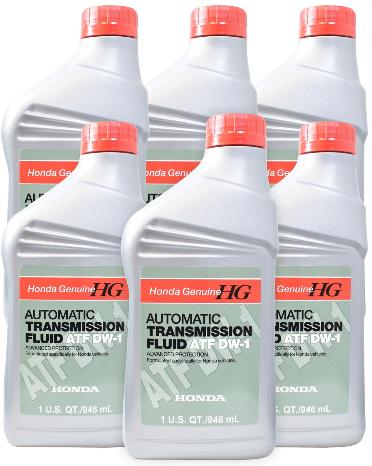 Automatic Transmission Fluid 6 Pack 1 Quart Bottles H1555