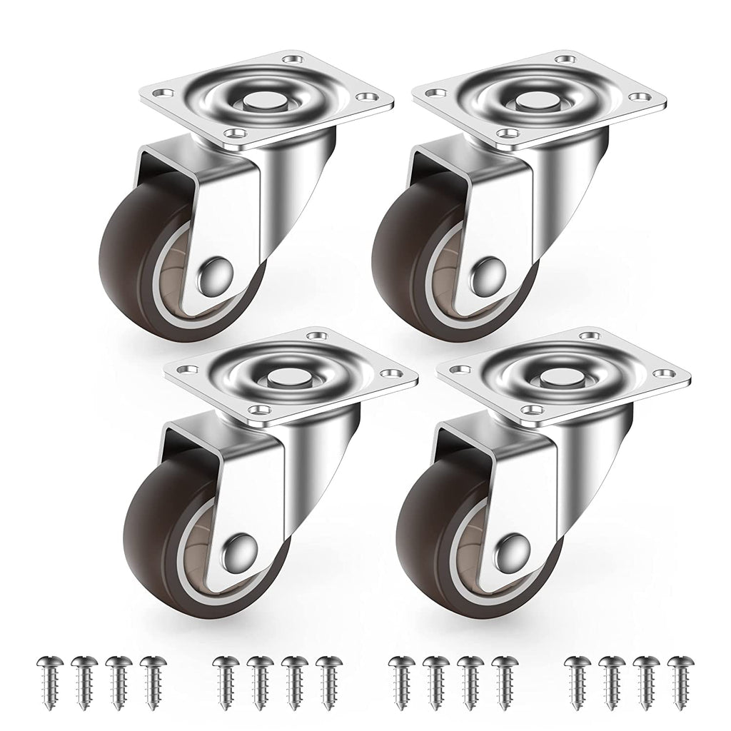 1inch Small Caster Wheels Set of 4 Z413