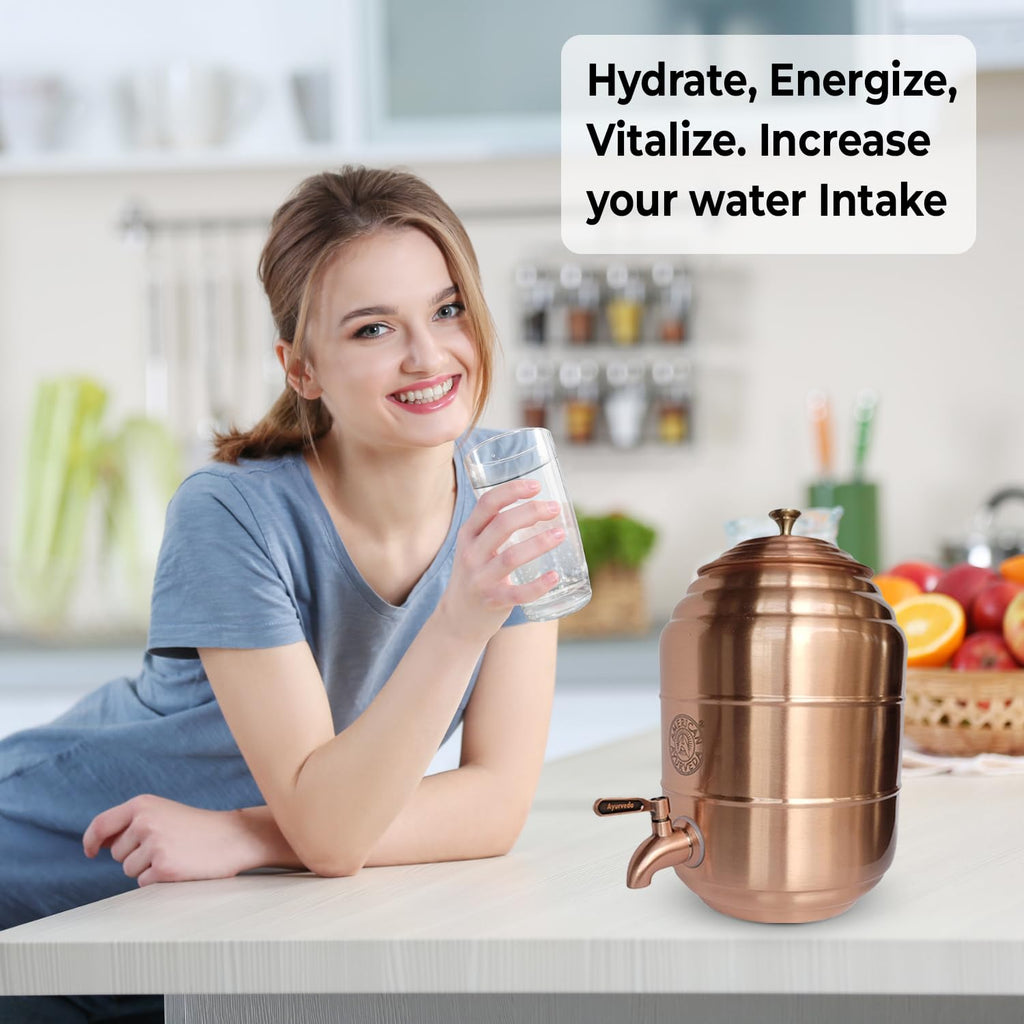 Pure Copper Water Dispenser 1.32 Gal B546686
