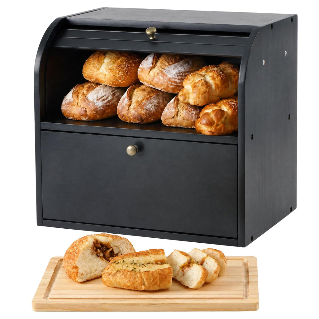 Wooden Bread Box L670