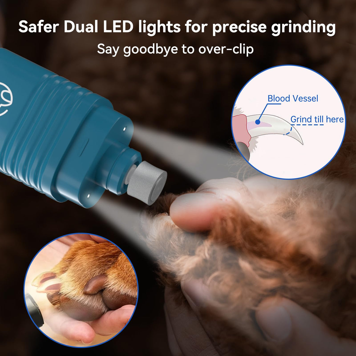Dog Nail Grinder with LCD Display I799053