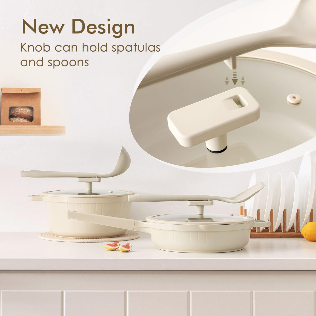 14 Pc Non Stick Ceramic Cookware Set K399734