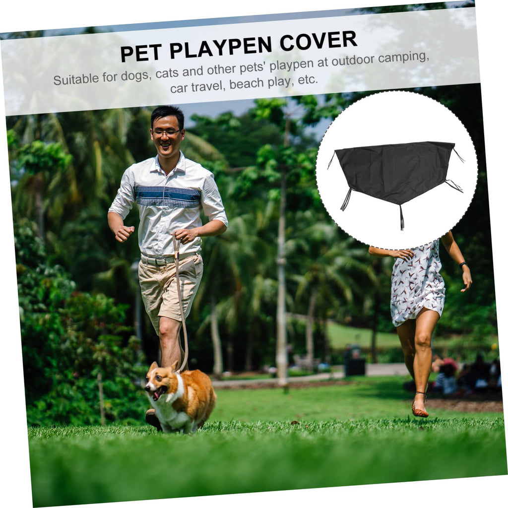 Waterproof Dog Playpen Roof Cover with Sun Shade 210D Oxford Cloth X907