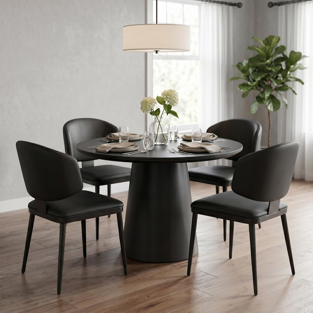 Dining Chairs Set of 4 Faux Leather Y3312