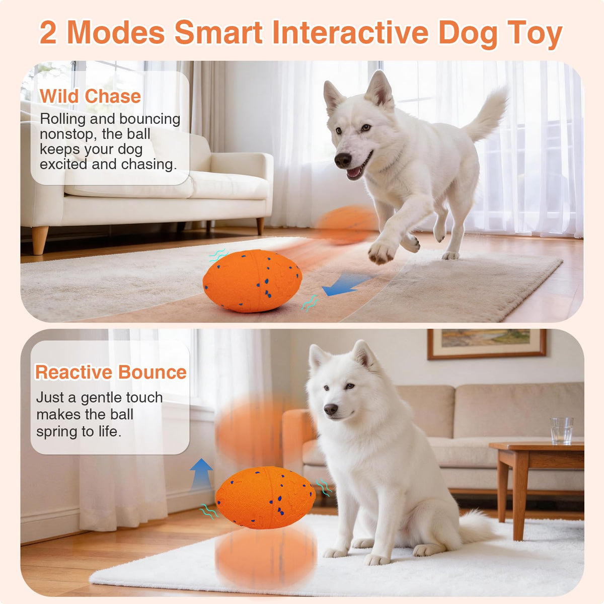 Interactive Dog Toys Ball E951