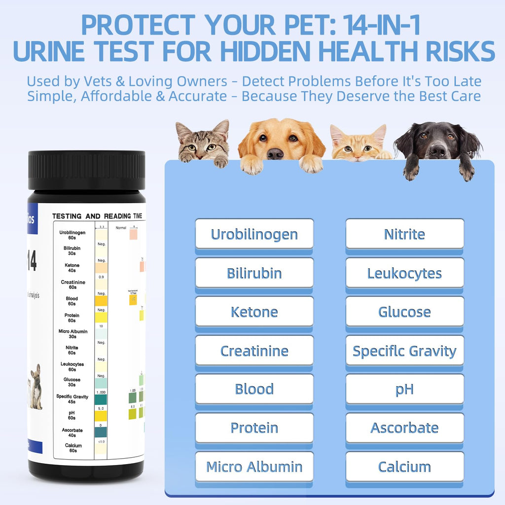 Dog & Cat UTI Blood Test Strips 100ct Y5882