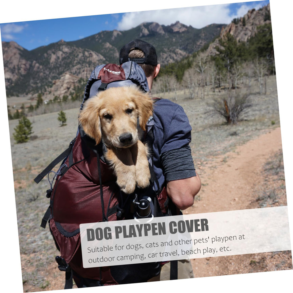 Waterproof Dog Playpen Roof Cover with Sun Shade 210D Oxford Cloth X907