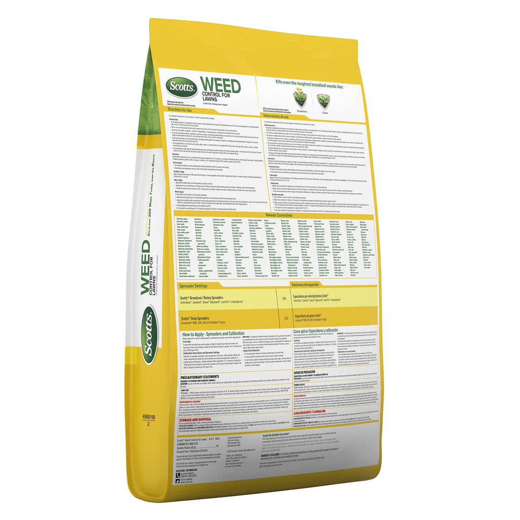 Weed Control for Lawns 14 lbs X4606