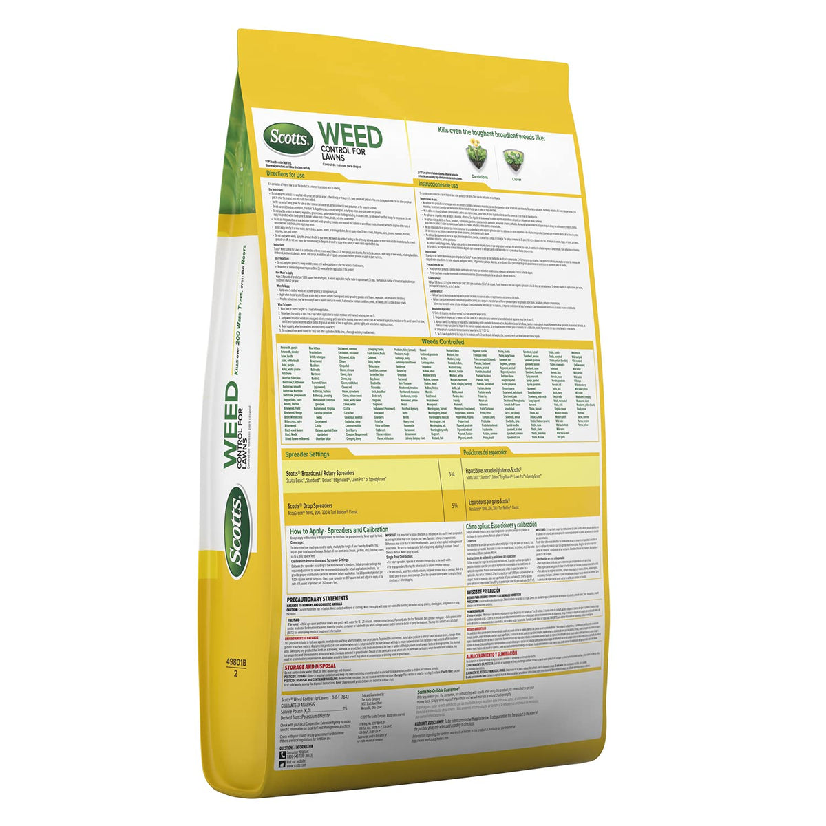 Weed Control for Lawns 14 lbs X4606