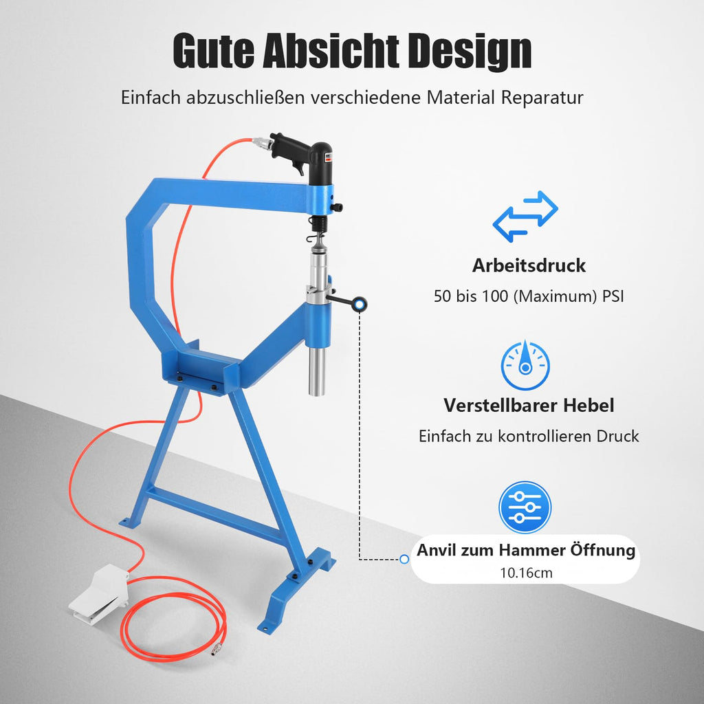 Pneumatic Planishing Hammer, 3 Anvils W392
