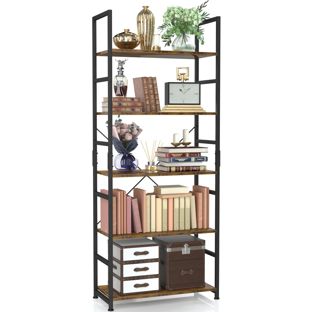 5 Tier Freestanding Bookshelf E8480