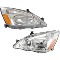 Headlight Left Right Clear Lens U3340