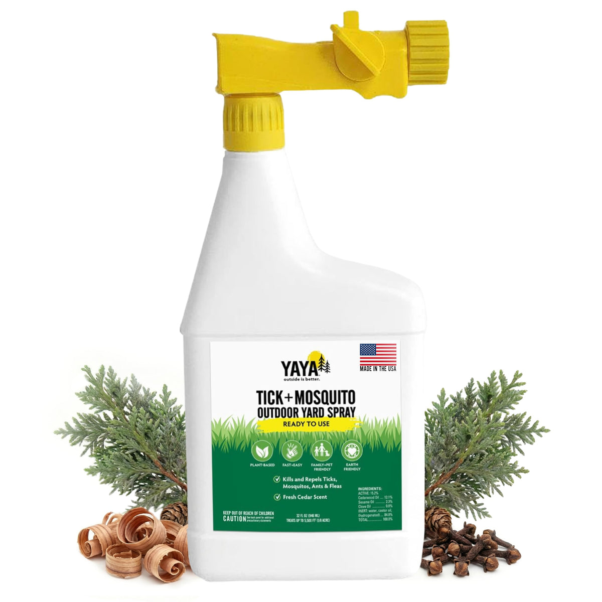 Tick + Mosquito Killer Yard Spray 32 oz C709