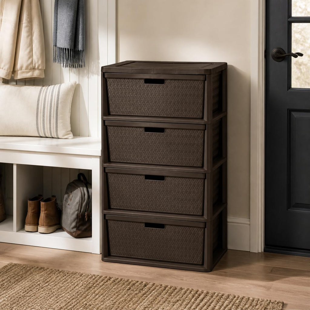4 Drawer Plastic Storage Organizer U7346