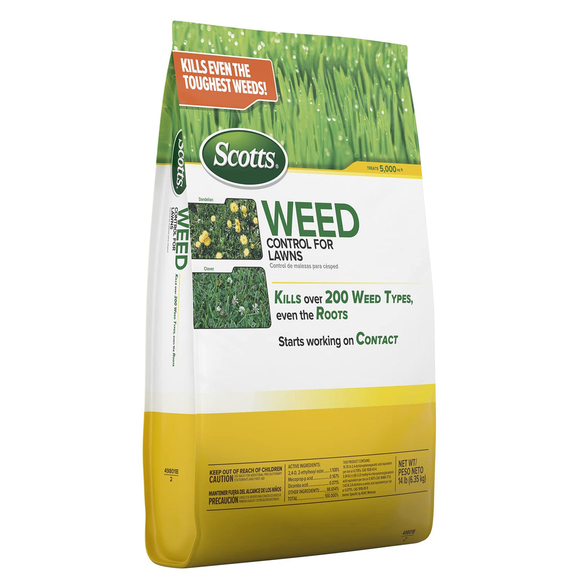 Weed Control for Lawns 14 lbs X4606