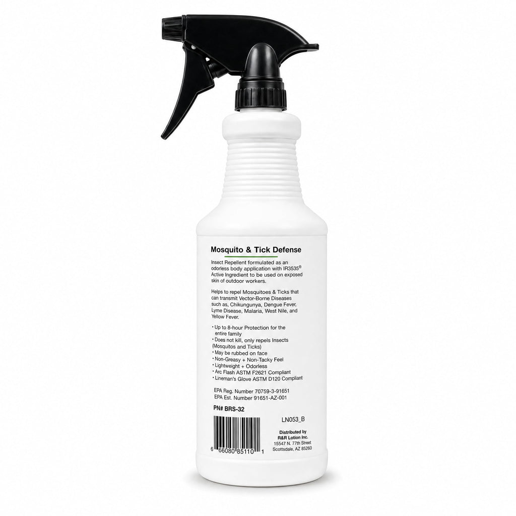 Insect Repellent Spray 8 Hour Protection 32oz Bottle J2424