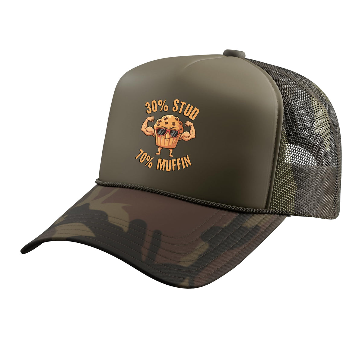 Trucker Hat with Adjustable Mesh Back W5687