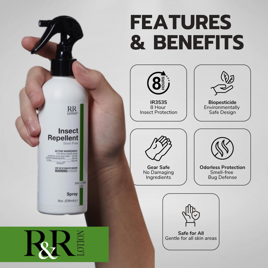Insect Repellent Spray 8 Hour Protection 32oz Bottle J2424
