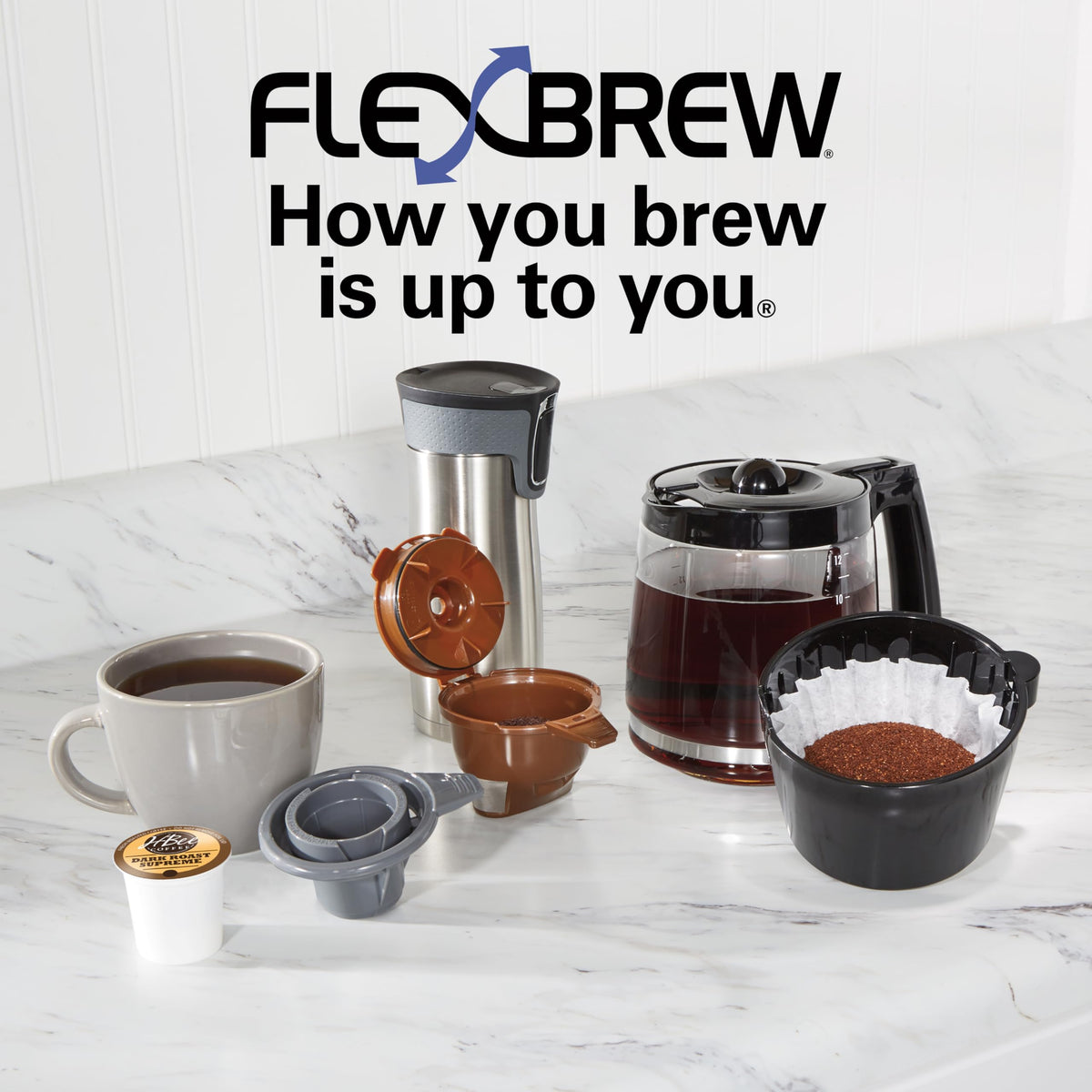 2-Way Drip & Single Serve Coffee Maker C22965