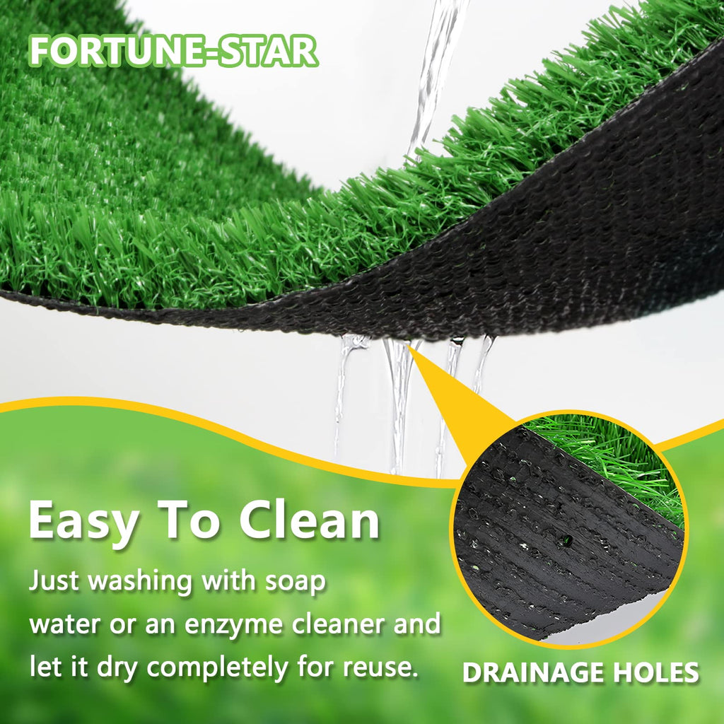 39.3 in X 31.5 in Reusable Artificial Grass Pad for Dogs X603