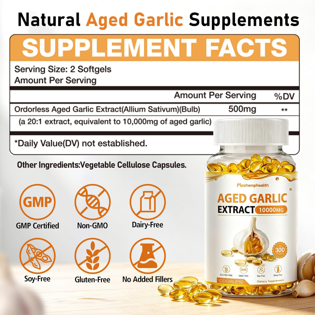 Aged Garlic Extract 300 Softgels Z383
