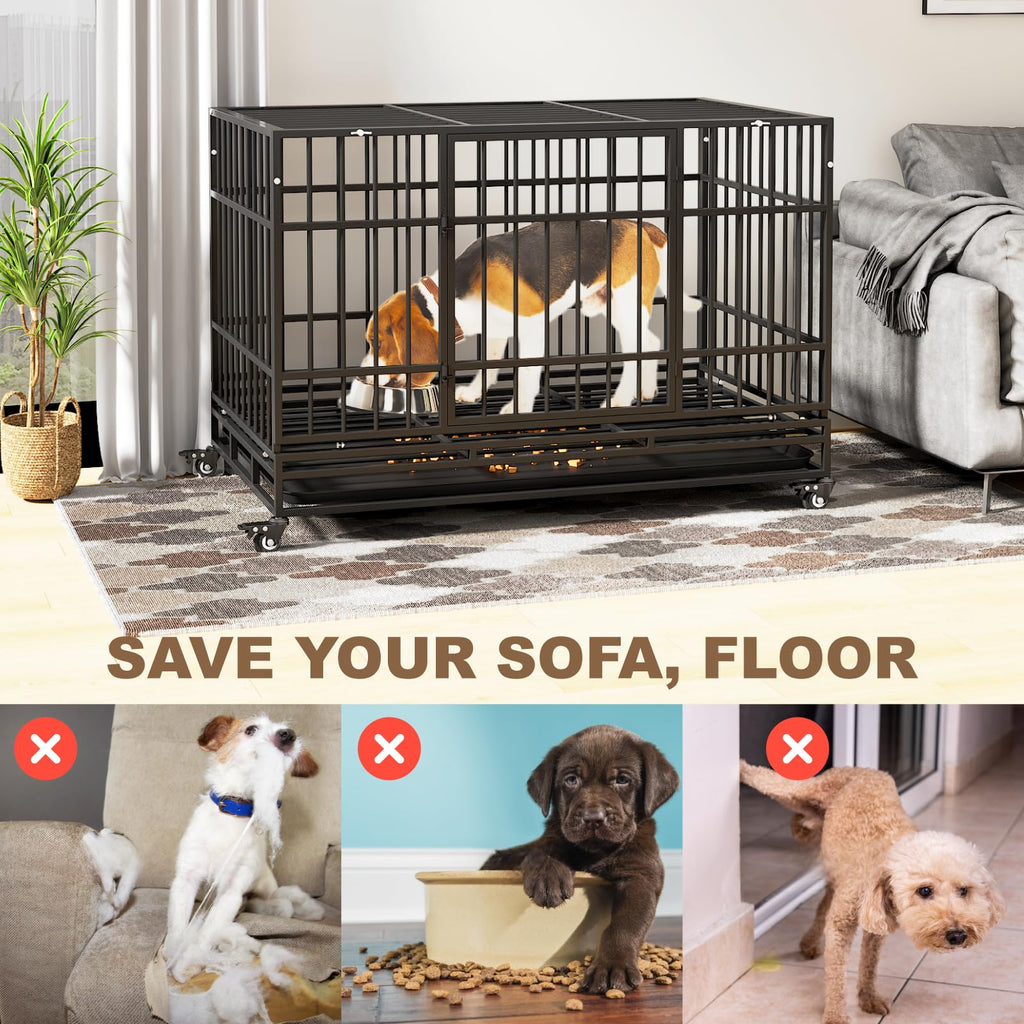 48 Inch Heavy Duty Dog Crates U802