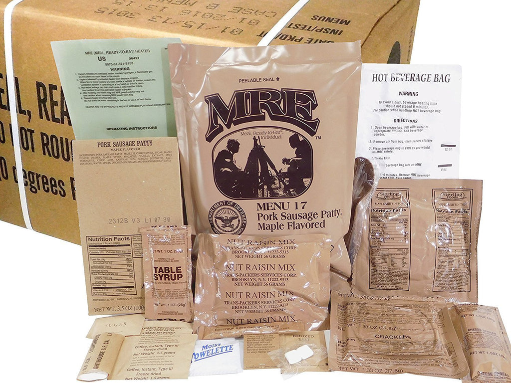 12 Meals Military Surplus Meal Ready to Eat Z648