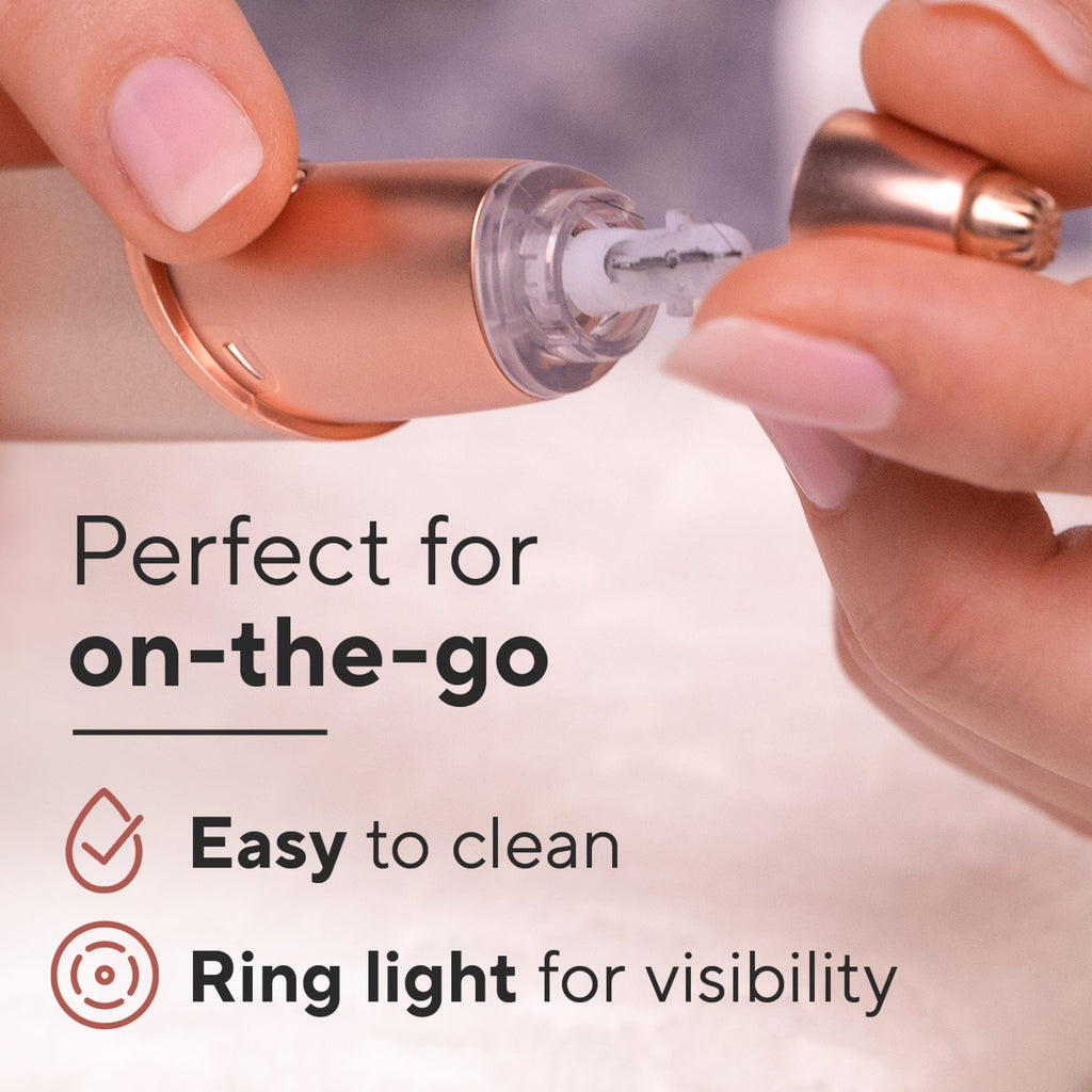 Electric Eyebrow Hair Remover with LED Light C7232