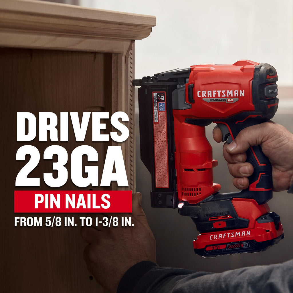 Cordless 23 Gauge Pin Nailer Kit G44179