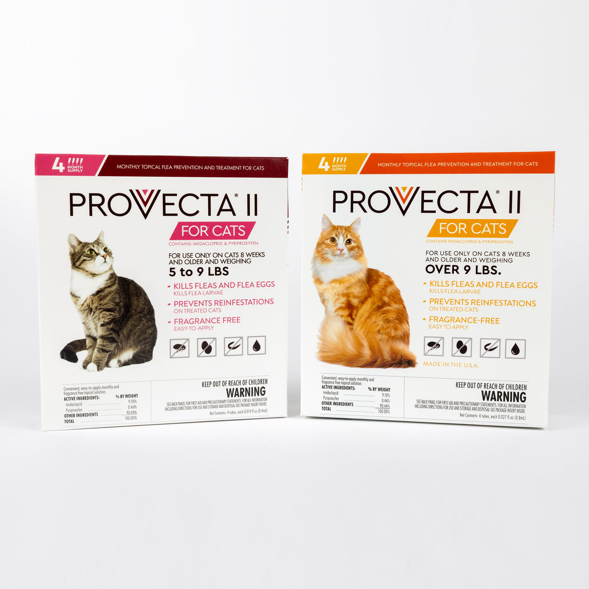 Flea Treatment for Small Cats 5-9 lbs, 4-Month Supply M933022