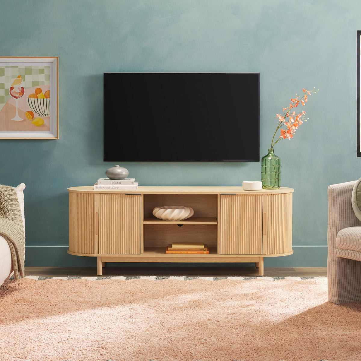 Coastal Oak 60 Inch TV Stand Z2562
