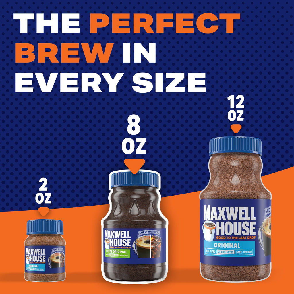 Instant Coffee, Original Roast Decaffeinated, 8 oz Jar X305