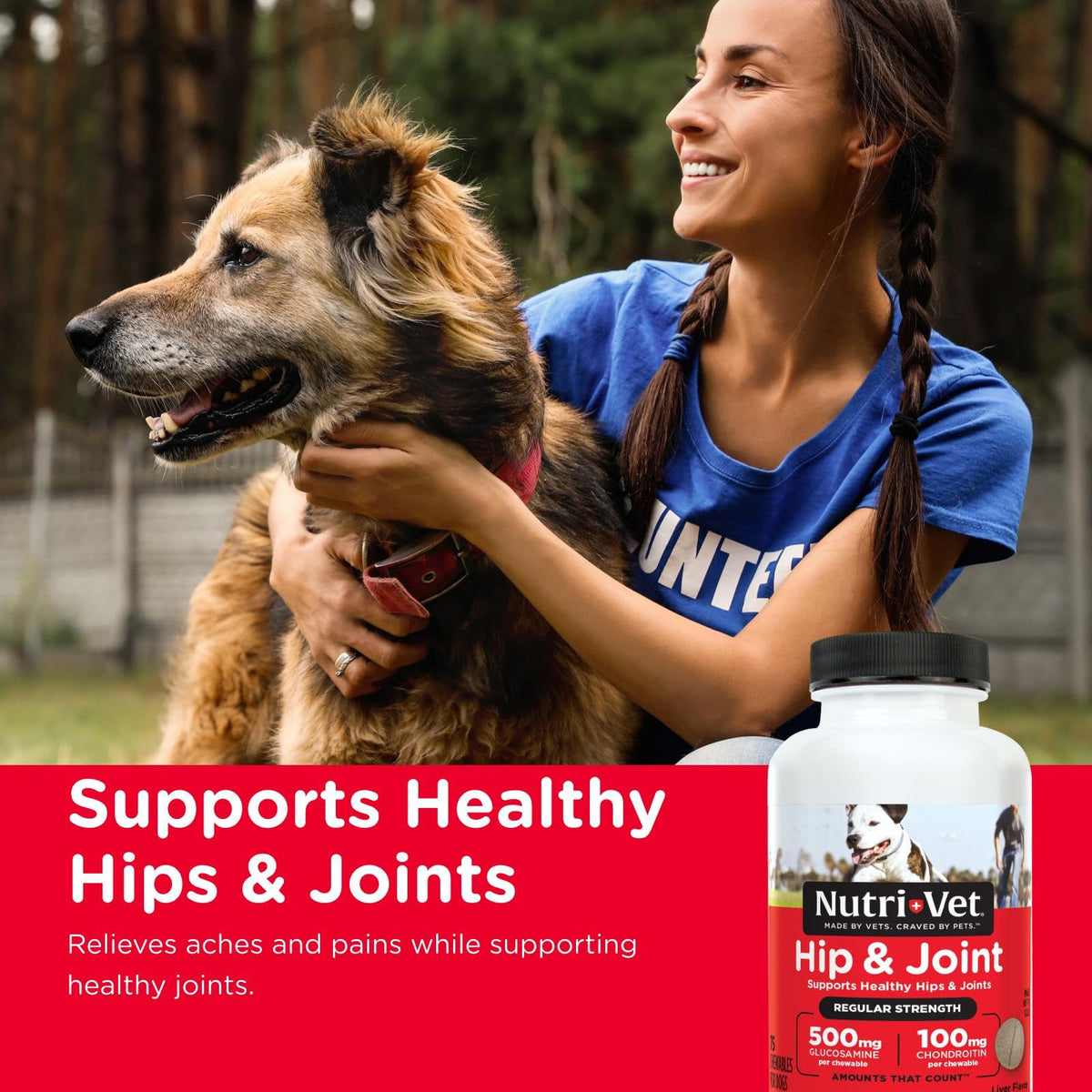Dog Supplement, 500mg Glucosamine, 75 Count E668