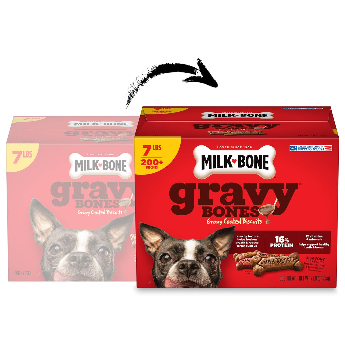 Gravy Coated Small Dog Biscuits L185
