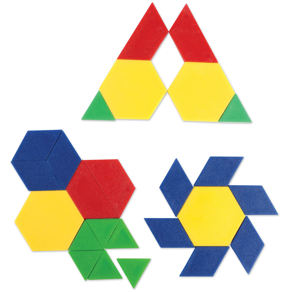 Plastic Pattern Blocks .5cm Y5416