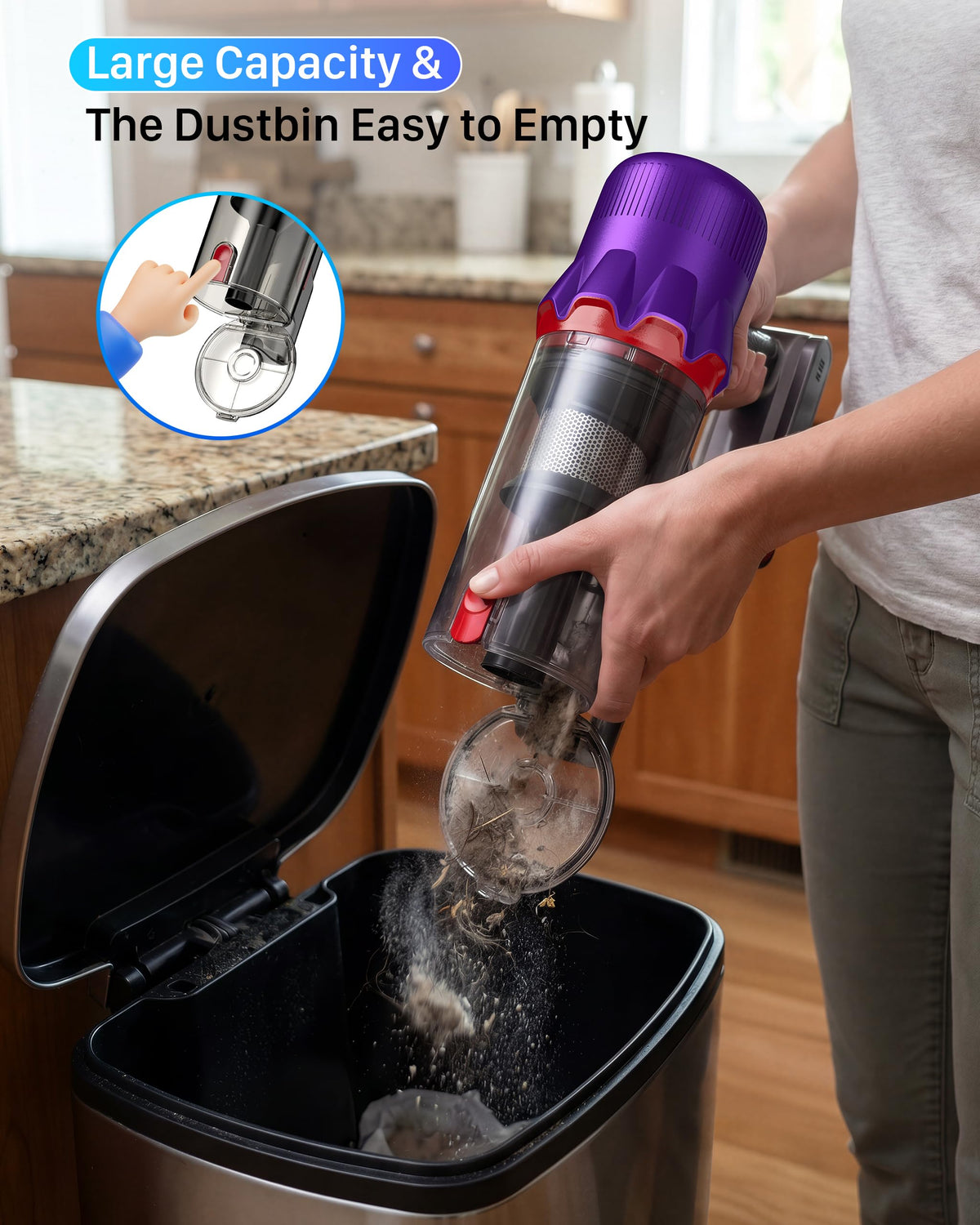 Cordless Stick Vacuum with HEPA Filter O63290