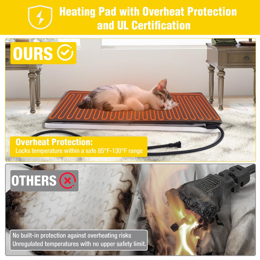 Heated Outdoor Cat House with Heating Pad R925