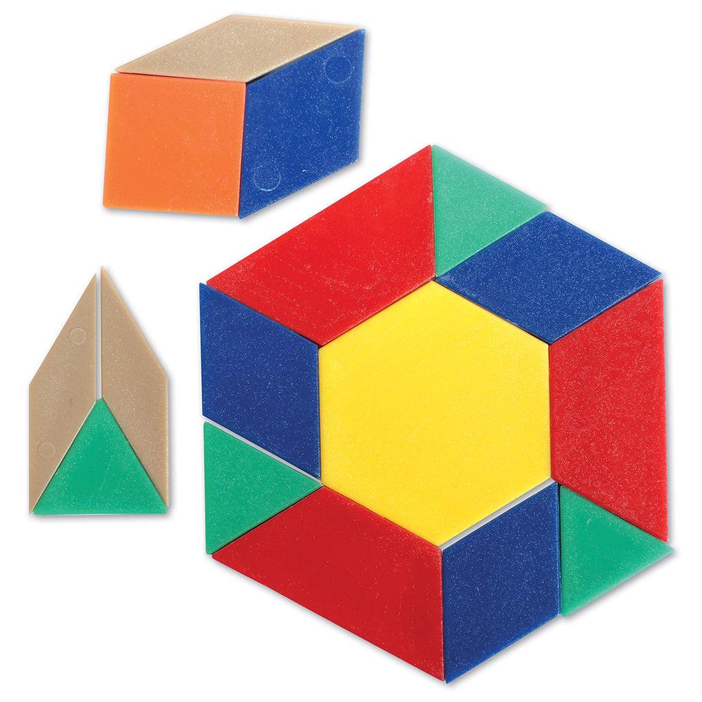 Plastic Pattern Blocks .5cm Y5416
