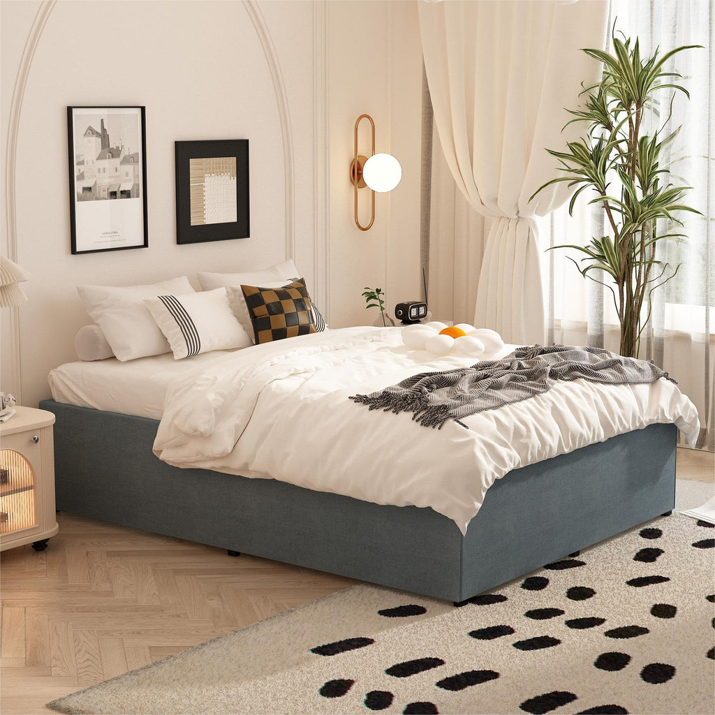 Queen Size 18 Inch Metal Bed Frame T9935