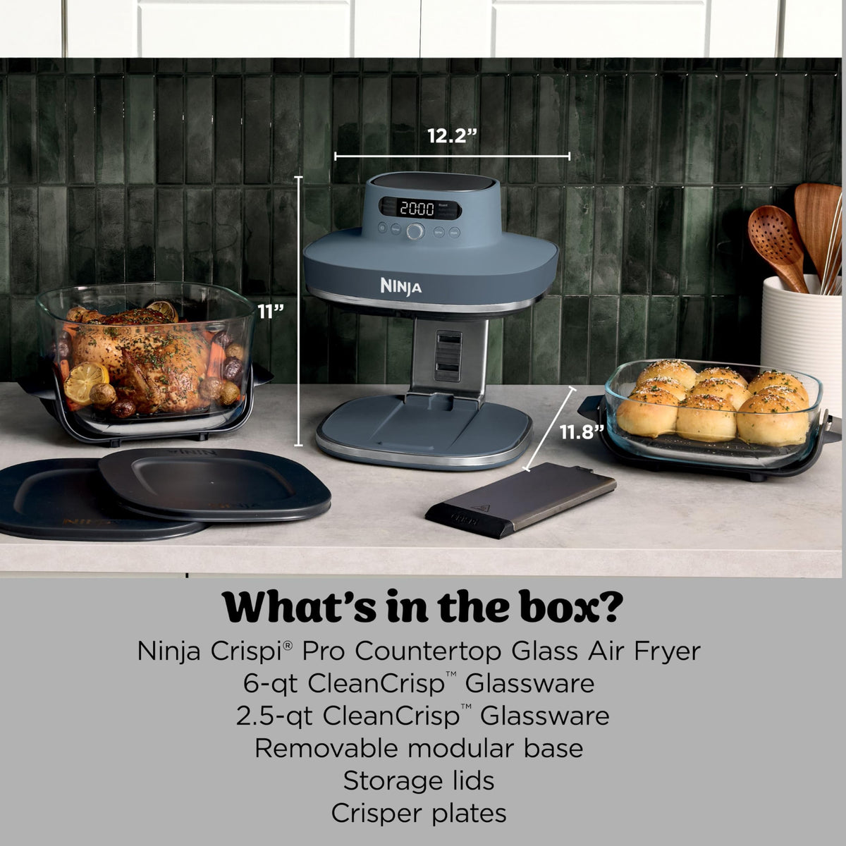 Glass Air Fryer 6-in-1 L456541