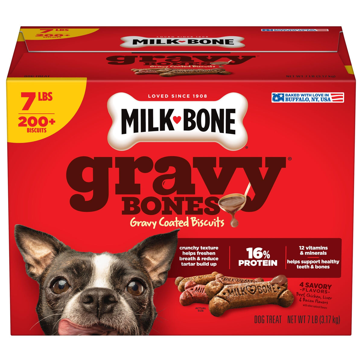 Gravy Coated Small Dog Biscuits L185