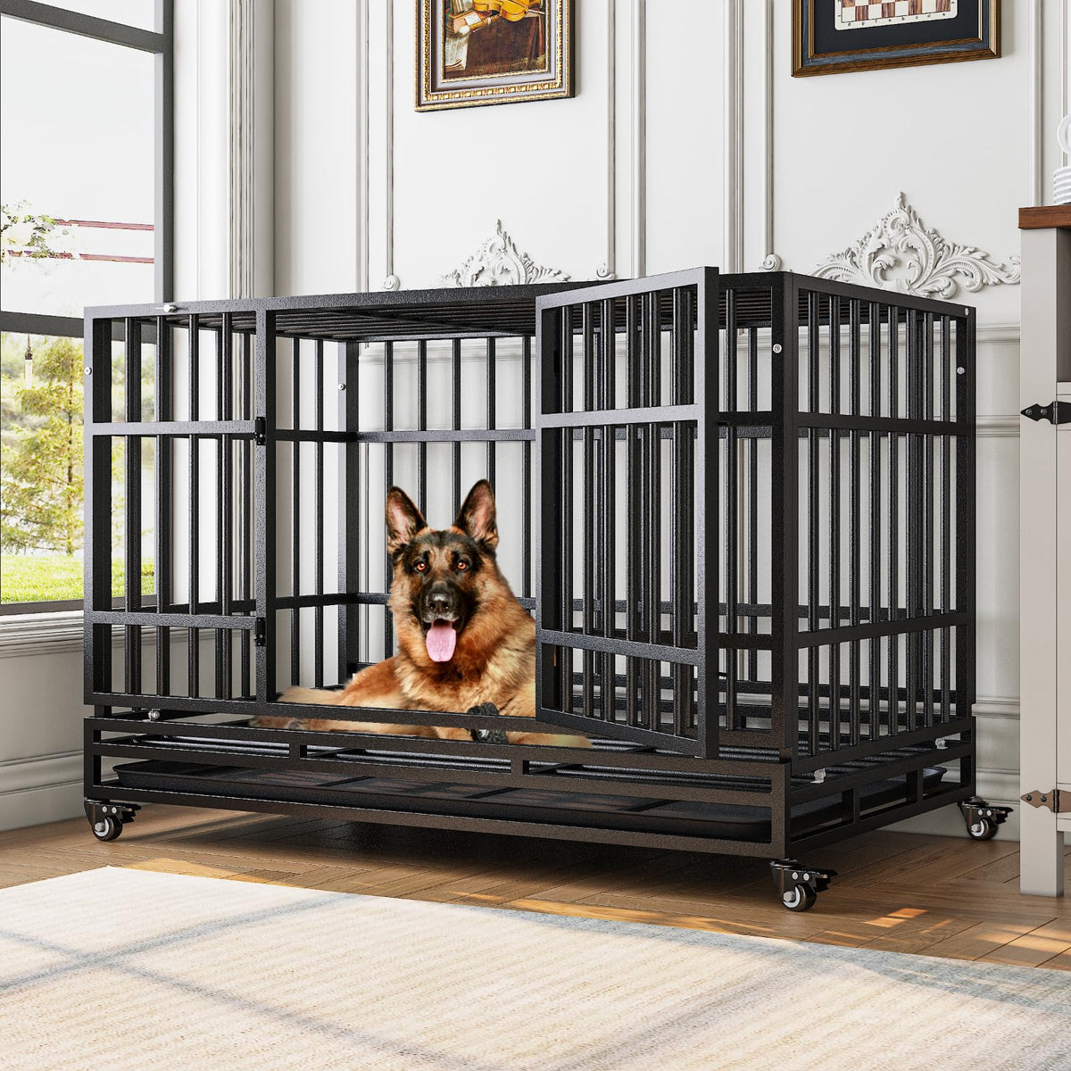 48 Inch Heavy Duty Dog Crates U802