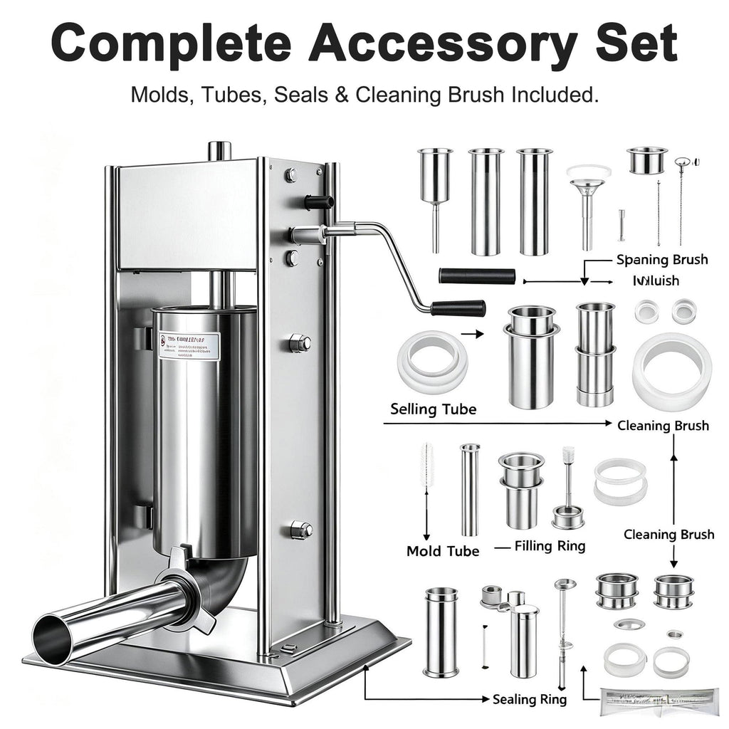 3L 304 Stainless Steel Sausage Stuffer H14737