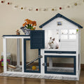 Indoor Outdoor Rabbit Cage with Weatherproof Roof Q1886