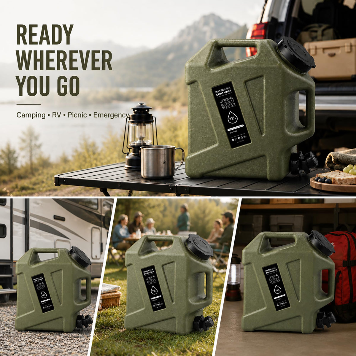 3.2 Gallon BPA Free Water Jug with Spigot B70594