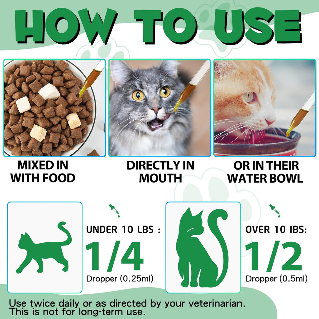 Cat Herbal Probiotics Digestive Supplement Drops 60ml N559