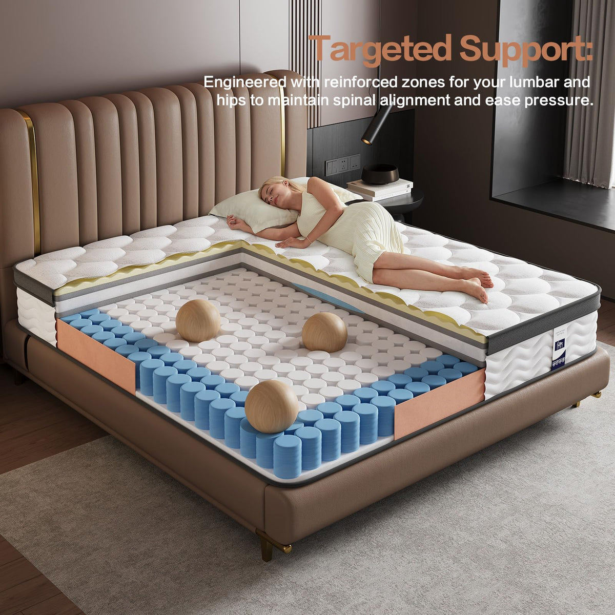 12 Inch Full Size Hybrid Mattress K456916