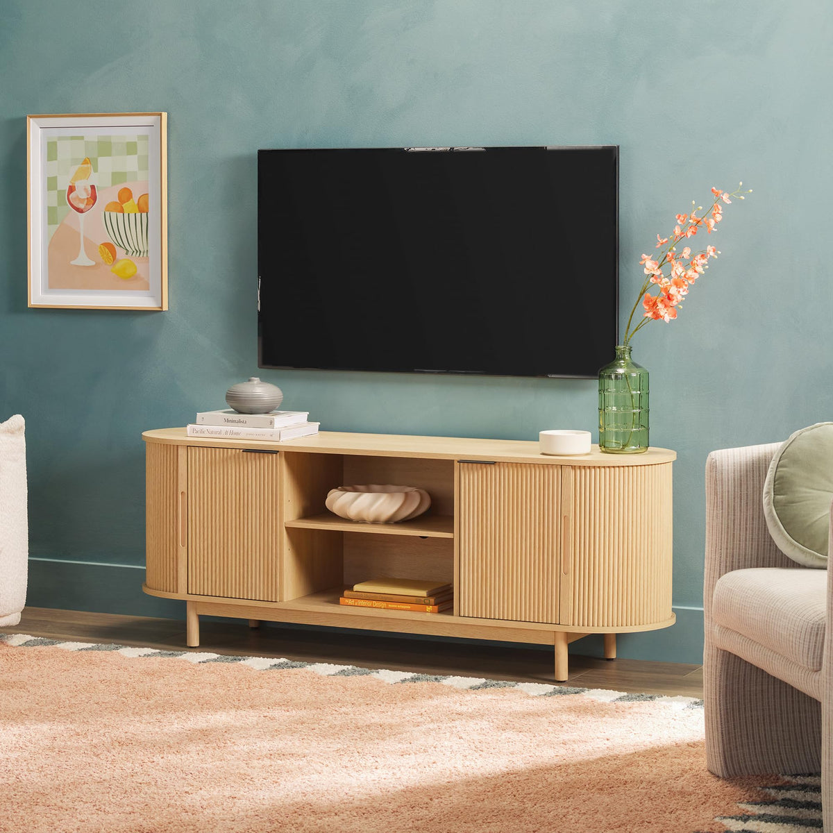 Coastal Oak 60 Inch TV Stand Z2562